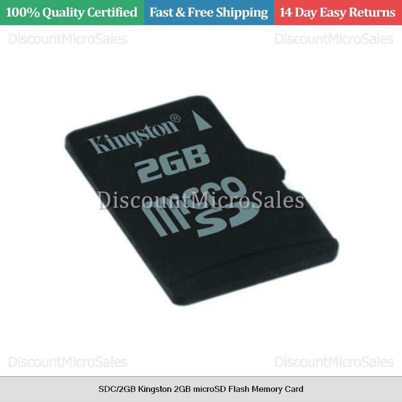 Kingston 2gb карта памяти kingston transflash (microsd) + адаптер sd sdc/2gb (740617113983)