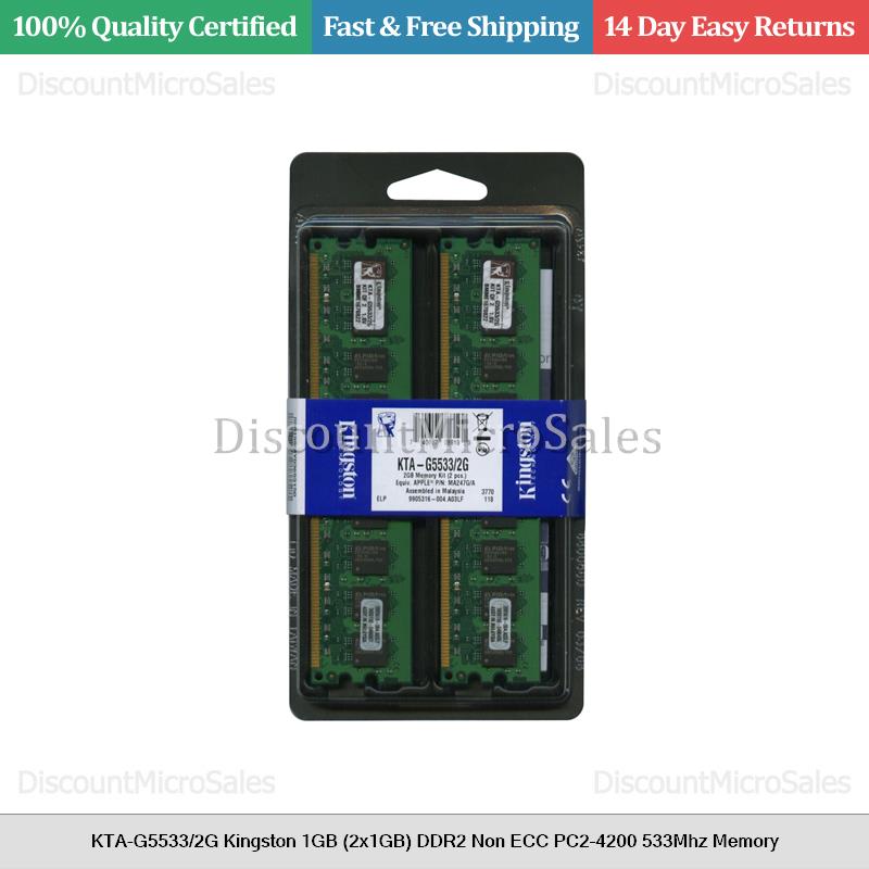 Kingston memory 2gb (2x 1gb) #2 (740617088199)