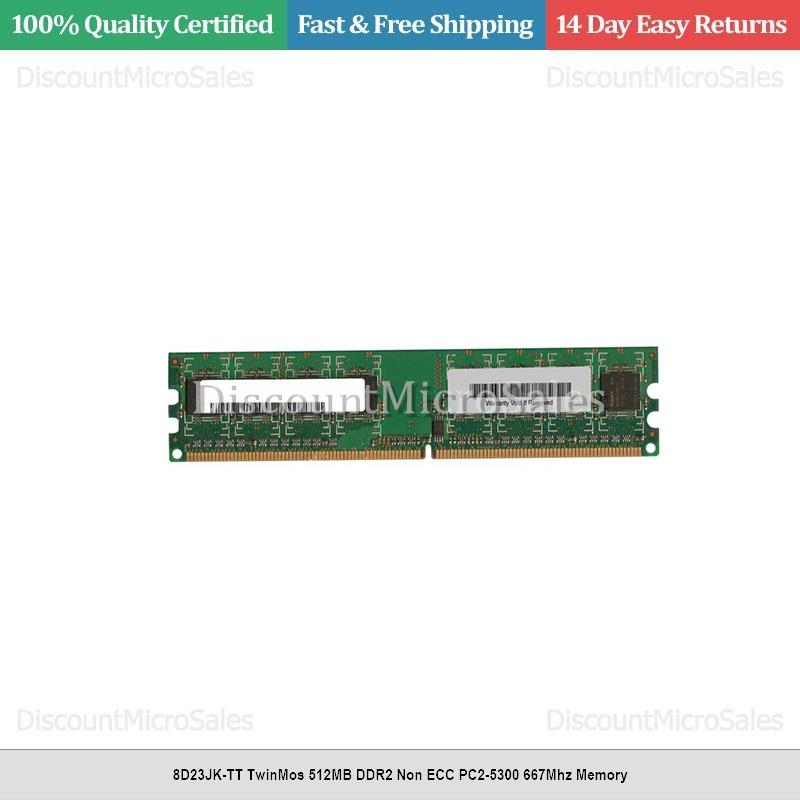 8D23JK-TT TwinMos 512MB DDR2 Non ECC PC2-5300 667Mhz Memory | eBay