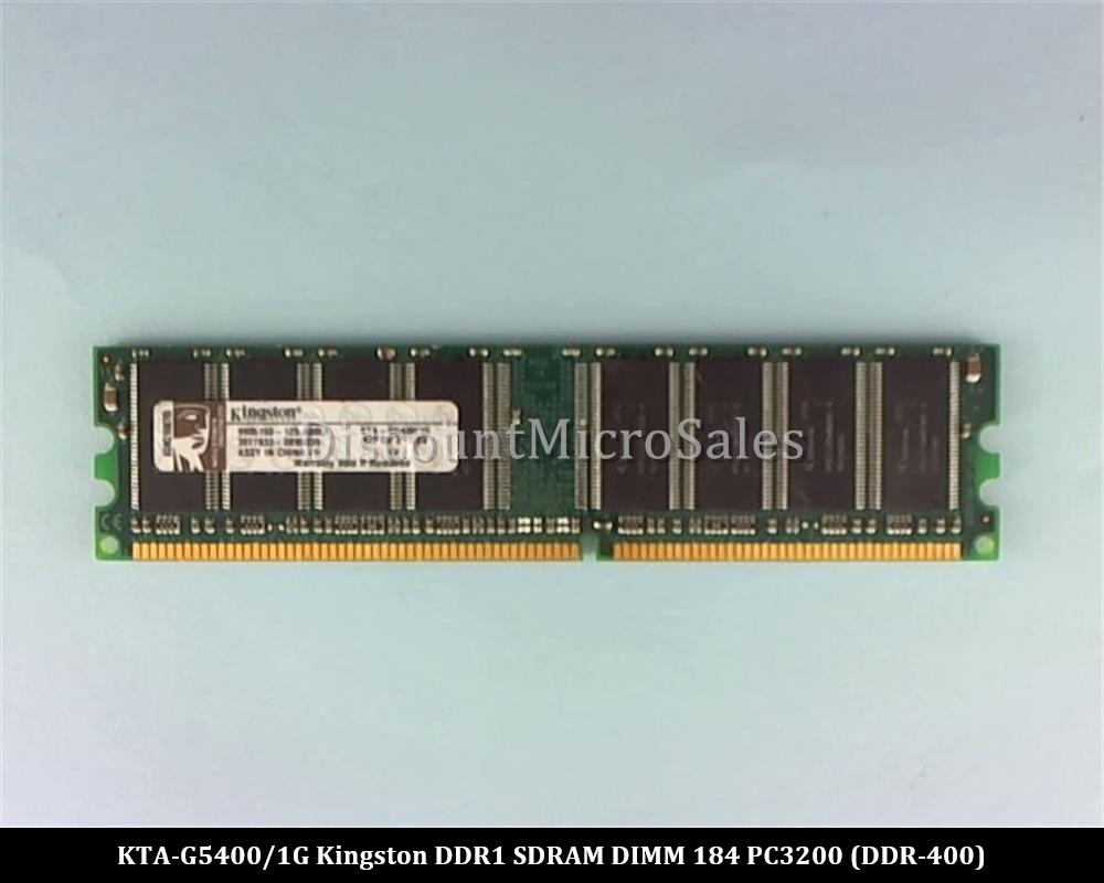 Apple memory 1gb module pc3200 kit (kta-g5400/1g) (740617072051)
