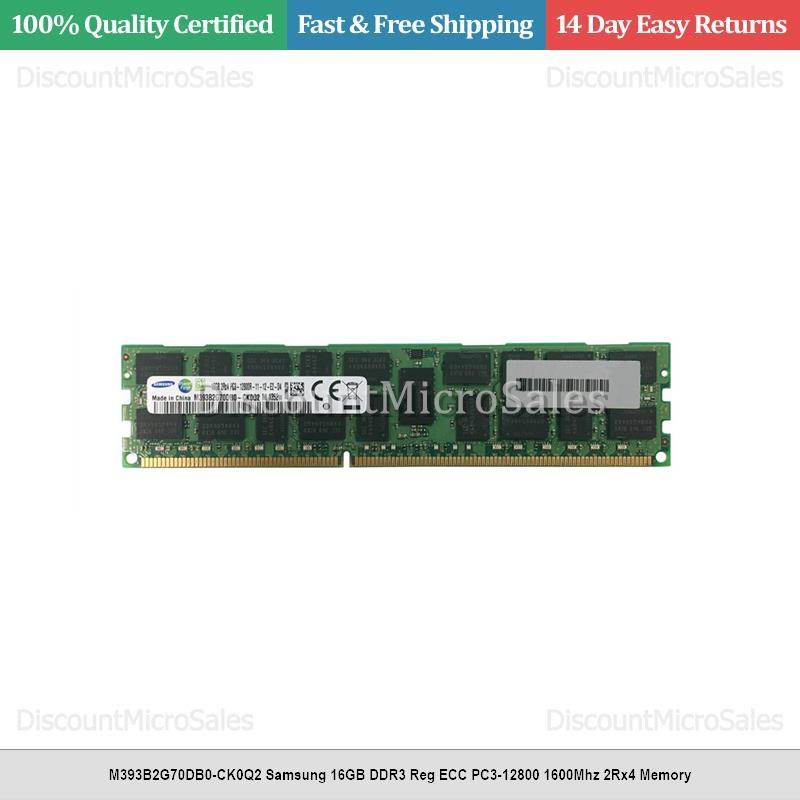 M393B2G70DB0-CK0Q2 Samsung 16GB DDR3 Reg ECC PC3-12800 1600Mhz
