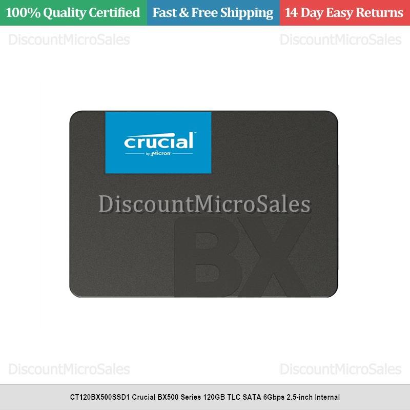 CT120BX500SSD1 Crucial BX500 Series 120GB TLC SATA 6Gbps 2.5-inch