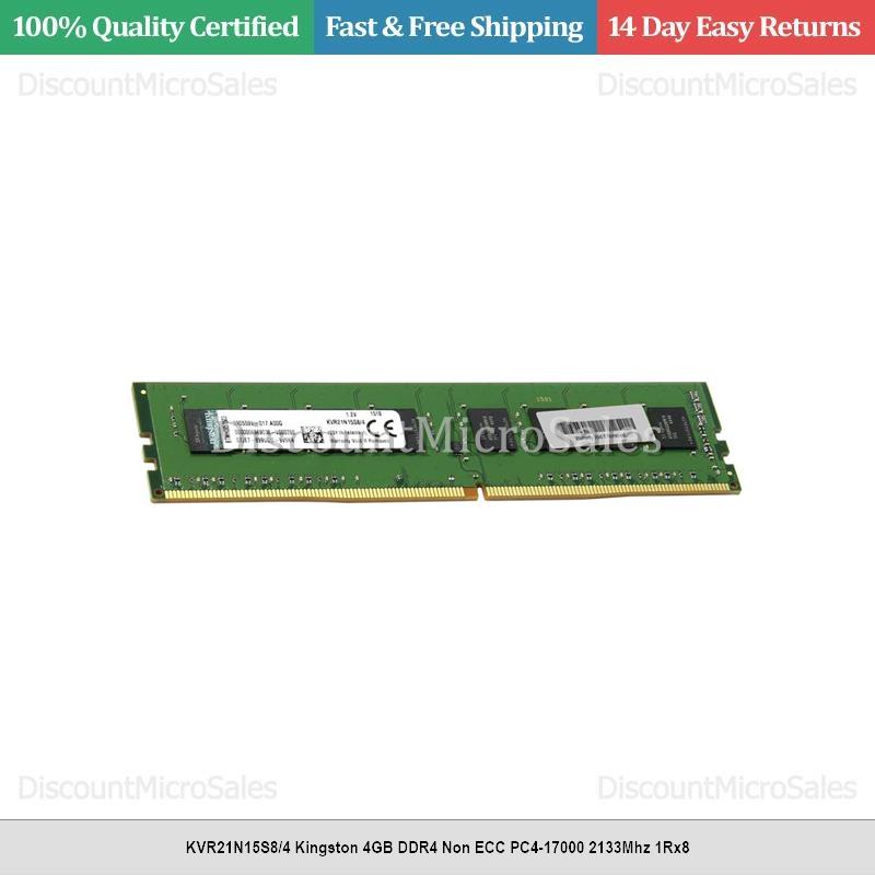 KVR21N15S8/4 Kingston 4GB DDR4 Non ECC PC4-17000 2133Mhz 1Rx8 | eBay