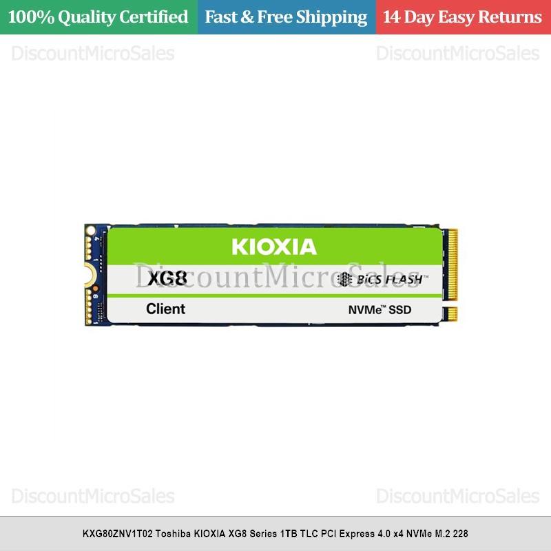 KXG80ZNV1T02 Toshiba KIOXIA XG8 Series 1TB TLC PCI Express 4.0 x4